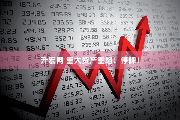 升宏网 重大资产重组！停牌！